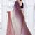 designer brown wine handwork zarkan border work silk blend saree