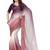 designer brown wine handwork zarkan border work silk blend saree