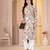 Sea green digital printed muslin straight kurta with bottom