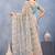 Designer sea green resham zarkan stone embroidery work net saree