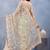 Designer pista resham zarkan stone embroidery work net saree