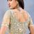 Designer pista resham zarkan stone embroidery work net saree