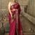 Maroon zari woven border saree