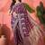 Purple floral woven design banarasi jacquard saree with blouse piece