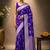 Purple zari art silk saree