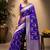 Purple zari art silk saree