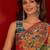 Multicolor ethnic motifs mirror work  georgette saree