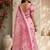 Pink pink printed chanderi cotton ready to wear saree