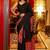 Black bandhani mirror work saree