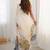 Off white floral  chiffon bagh saree