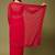 Red embellished embroidered poly georgette designer saree