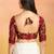 Off white embellished mirror work satin designer saree