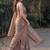 Multicolor floral  cotton designer khadi saree