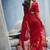 red munga cotton blend handloom weaving festive wear saree