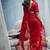 red munga cotton blend handloom weaving festive wear saree