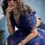 navy bule munga cotton blend handloom weaving festive wear saree