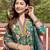 Women's Cotton Floral Printed Anarkali Kurta Palazzo Set with Dupatta 