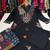 Black cotton geometric printed ethnic kurta set with dupatta