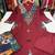 Maroon cotton geometric printed ethnic kurta set with dupatta