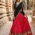 Women's Rani Pink Pleated Silk Lehenga Choli with Contrast Dark Green Blouse Piece and Dupatta