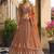 Grand Orange Heavy Embroidered Net Reception Wear Lehenga Choli