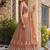 Grand Orange Heavy Embroidered Net Reception Wear Lehenga Choli
