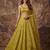Graceful Yellow Sequin Work Georgette Wedding Wear Lehenga Choli