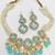 Mint blue pearl choker set