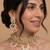 Peach Pink kundan Necklace set