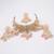 Peach Pink kundan Necklace set