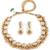 Gold Kundan Pearl Necklace Set