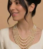 Ivory Layered Pearl Necklace
