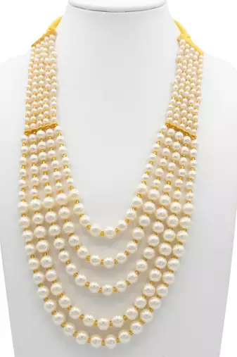 Ivory Layered Pearl Necklace