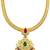Ruby And Emerald Antique Gold Necklace
