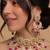 Pink Color Kundan pearl bridal set