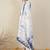 White pure cotton embroidered kurta trouser dupatta set