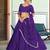 Purple Art Silk Embroidery Sequin work Lehenga Choli with Dupatta For Women 
