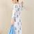 White pure cotton printed kurta trouser dupatta set