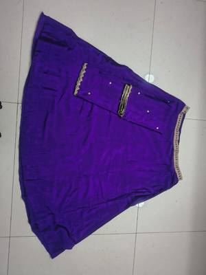 Purple Art Silk Embroidery Sequin work Lehenga Choli with Dupatta For Women  6