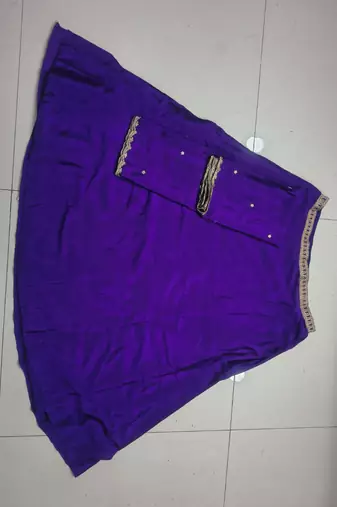 Purple Art Silk Embroidery Sequin work Lehenga Choli with Dupatta For Women 