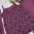 Mauve georgette beads work palazzo suit set