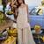 Ivory georgette beads work palazzo suit set