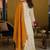 White silk blend embroidered kurta trouser dupatta set