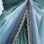 Blue ombre beads and stones tissue designer saree