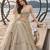 OFF WHITE NET THREAD WITH ZARI AND SEQUINCE WORK FESTIVE LEHENGA CHOLI SET FOR WOMEN'S