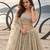 OFF WHITE NET THREAD WITH ZARI AND SEQUINCE WORK FESTIVE LEHENGA CHOLI SET FOR WOMEN'S