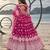 PINK NET THREAD WITH ZARI AND SEQUINCE WORK FESTIVE LEHENGA CHOLI SET FOR WOMEN'S