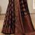 black woven design zari art silk blend banarasi saree