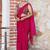 Pink embellished beads and stones studded tissue saree