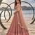 RUST NET THREAD WITH ZARI AND SEQUINCE WORK FESTIVE LEHENGA CHOLI SET FOR WOMEN'S
